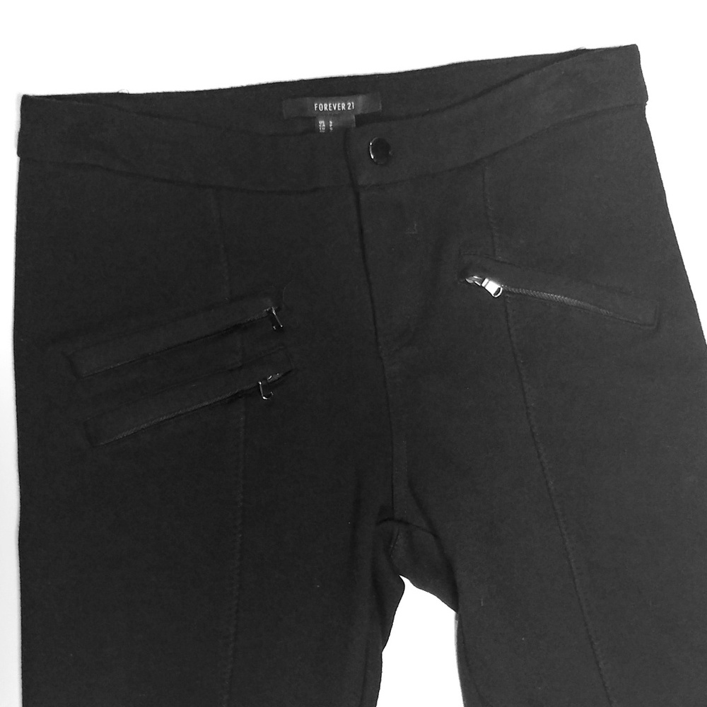 Forever 21 | Faux Zipper Pocket Skinny Leggings